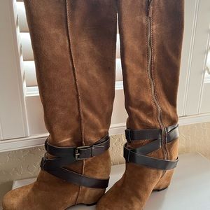 Franco Sarto size 6 wedge boots
